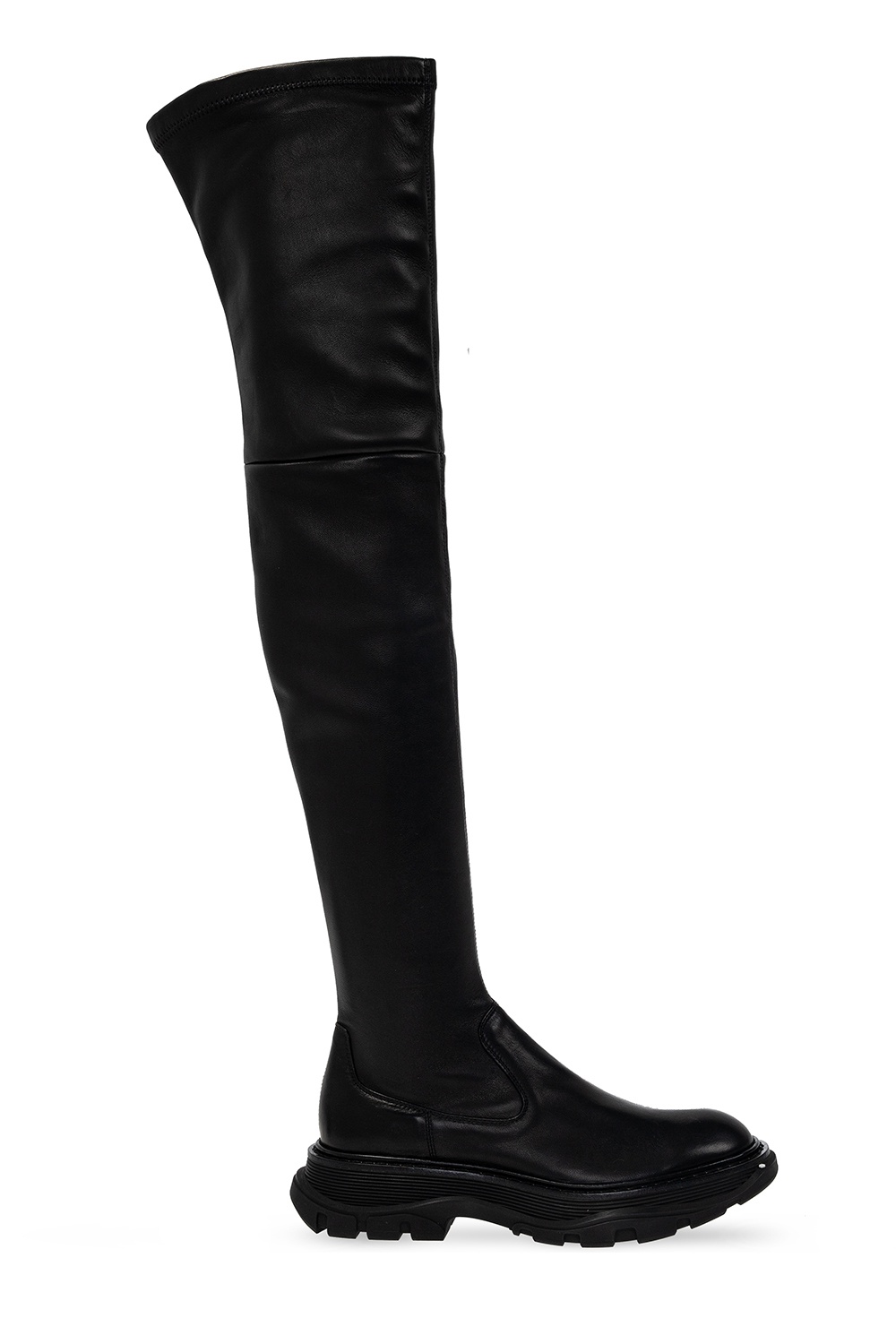 Alexander mcqueen outlet knee high boots